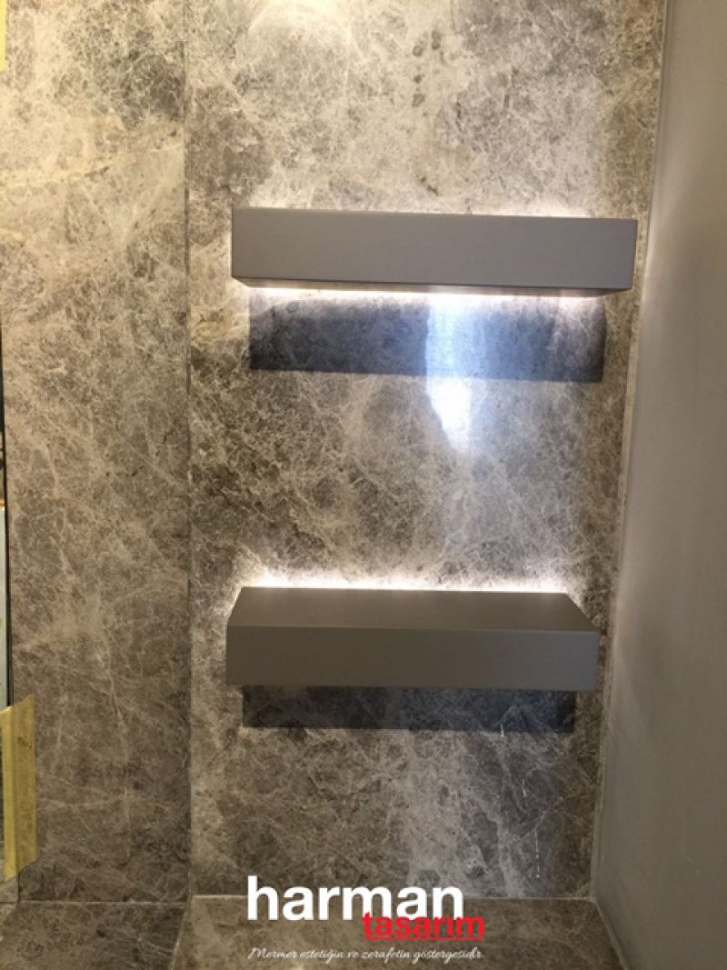 cumba şhowroom banyo detayı silver  HT-19